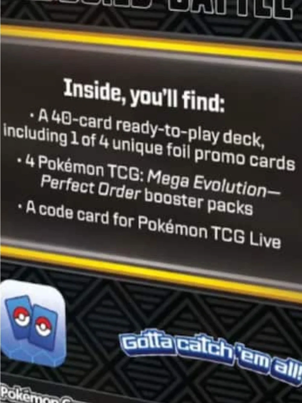 Pokemon ME3 Perfect Order Build & Battle Box